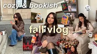 cozy & bookish days in my life 🎃📖 herbst TBR, verity kinodate, herbst charms & kürbissuppe kochen ✨🍂