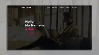 One Page Full Website Project For Practice | HTML & CSS Responsive Website