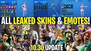 *NEW* ALL Fortnite Leaked Skins & Emotes! (Slumber, Pizza Party, Dark Fate, Week 8, P 1-000 Peely)