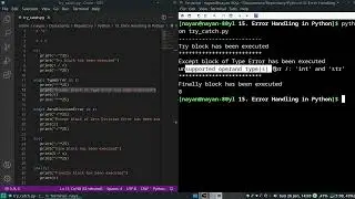 Error Handling in Python with Try Except #17