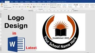How to make logo in pc | logo design in word