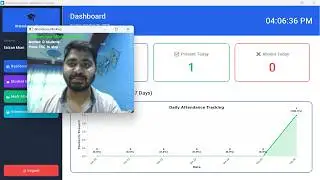 Face Recognition Attendance System in Python | DeepFace + OpenCV + CustomTkinter + MySQL