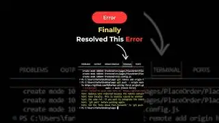 ☝️ Got this error while pushing to GitHub? ⚡️ | watch full video 