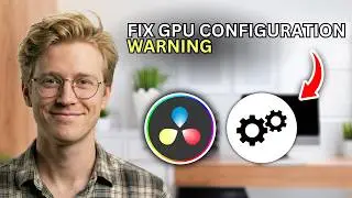 How to Fix GPU Configuration Warning in DaVinci Resolve - Quick Fix 2026