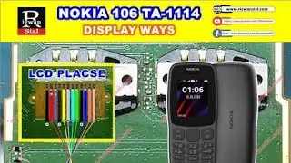 nokia 106 white lcd 100 percent solution TA.1114 Lcd white