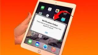 How to Fix Verification Failed Apple ID Server on iPad | iPad Mini iPad Pro iPad Air 2021 ios 14