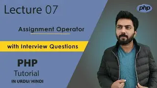 What is the Assignment Operator in PHP ? Web development series | 