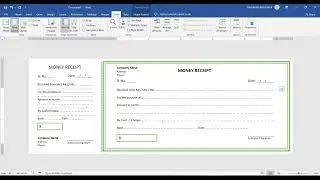 Step-by-Step Guide: Creating a Professional Money Receipt in MS Word