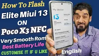 How To Install Miui 13 On Poco X3 NFC  ENGLISH