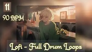 [FREE Lofi Sample Packs] 90 BPM Serpent Lofi Full Drum Loops 11 | Free Download Stock Drum Samples
