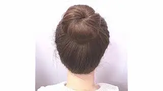 Easy and stylish bun hairstyle/ Simple elegant hairstyles / Beautiful bun hairstyles for long hair