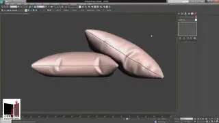 Creating A Pillow in 3d max - 3DS MaX Tutorial - Modeling Pillow using Cloth simulation