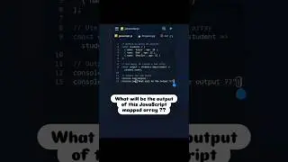 What will be the output of this JavaScript mapped array ??