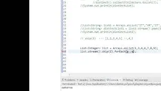 java8 stream skip programming 5