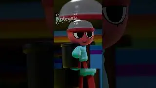 Gigi Finds a Garbage Can Short Animation | Dandy's World Animation 