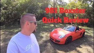 Porsche Boxster 981 Quick Review Base 2.7L