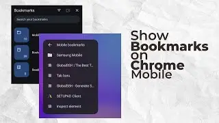 How to Show Bookmarks on Google Chrome Mobile