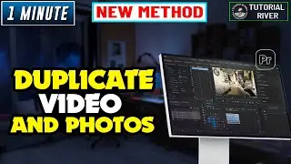 How to duplicate video and photos in premiere pro 2024 | tutorial River