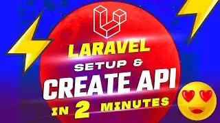 Laravel #S1 🟠 How to create REST API from scratch in 2 minutes