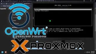Run an OpenWRT VM on Proxmox VE