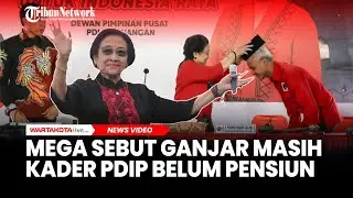 Momen Megawati Hampir Lupa Belum Sebut dan Sapa Ganjar Pranowo