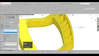 Make it in SolidWorks 7.3 - Adding ribs to compound surfaces