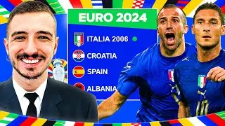 HO INSERITO LA NAZIONALE del 2006 ad EURO 2024!!