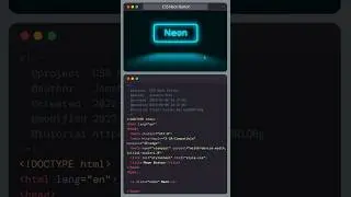 CSS Neon Button 