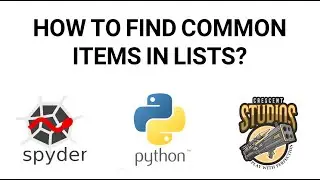 How to Find Common Items in Lists - Python