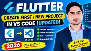 How to Create a New Flutter Project In VS Code [Updated Method] 2026 | Create and Run Flutter App