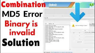 Samsung Combination File MD5 Error Solution | Odin Tool Solution