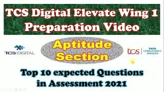Important Aptitude Problem for TCS digital 2021 l TCS Elevate Wings 1 l