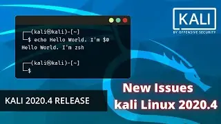 Kali Linux 2020.4 New Release & Overview | Zsh Shell | Fix Kali Linux 2020.4 issues