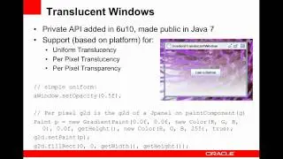 55 New Things in Java 7 - GUI