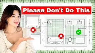 Architect's Advice: Bathroom Layout Mistakes (& what to do instead)