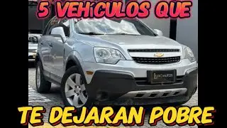 5 Vehículos que te dejaran pobre😰🚘💵