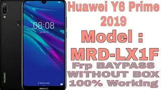 Huawei Y6 Prime 2019 MRD-LX1F Frp Bypass With SP FLASH TOOL Without PC 1000%% Working