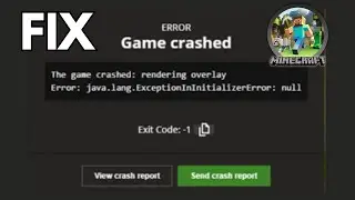 Fix Minecraft Exit Code -1 | Game Crashed Error Java Edition (2025 Working Tutorial)