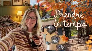 VLOG 93 🍂 Lectures, jardin, banana bread, escapade en forêt & coulisses !
