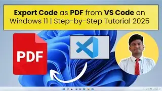 How to EXPORT CODE PDF in VSCODE Windows 11 #vscode #pdf #codetopdf