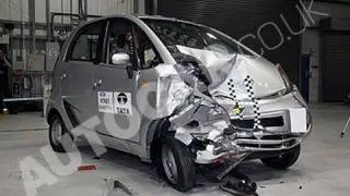 Tata Nano crash test by autocar.co.uk
