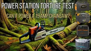 SHOCKING Power Station Test! Electric Chainsaw vs. Pecron, Bluetti, Daranener!