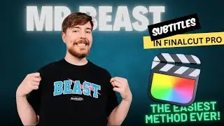 Add MR BEAST subtitles in Finalcut Pro | How to install EchoDolphin | Easy subtitles in FCP
