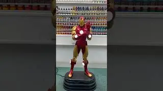 Custom 3D Printed & Painted Iron Man Statue