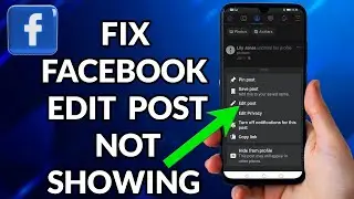 How To Edit Facebook Post | Fix No Edit Option On Facebook Post (2022)