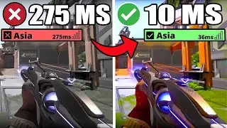 HOW TO LOWER PING AND FIX PACKET LOSS IN VALORANT🔥 | Low Latency Settings *2023*✔️