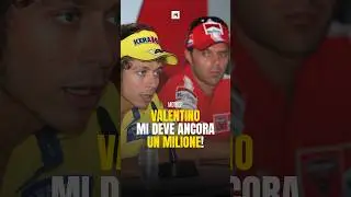 "Valentino Rossi mi deve ancora un milione!" #motogp #valentinorossi  #paddockmotogp