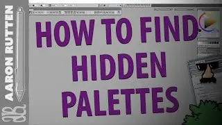 How to Find Hidden Palettes - Corel Painter Tutorial
