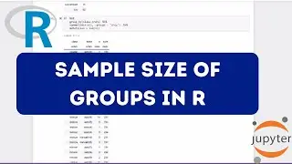 Find the Sample Size or Number of Rows Per Group in R using n() || R Programming Tutorial