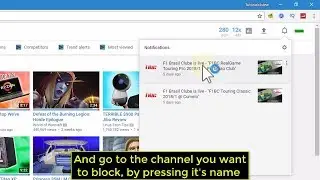 How to block a channel on YouTube - Tutorial (2018)